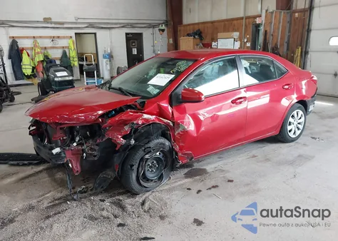 2014 Toyota Corolla Le z USA, uszkodzony, nr VIN 2T1BURHE1EC103989